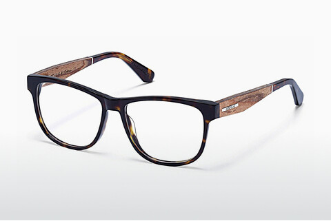 Óculos de design Wood Fellas Wildenau (10939 zebrano)
