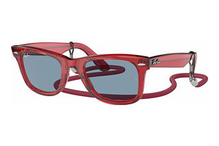 Ray-Ban RB2140 661456 BlueTransparent Red