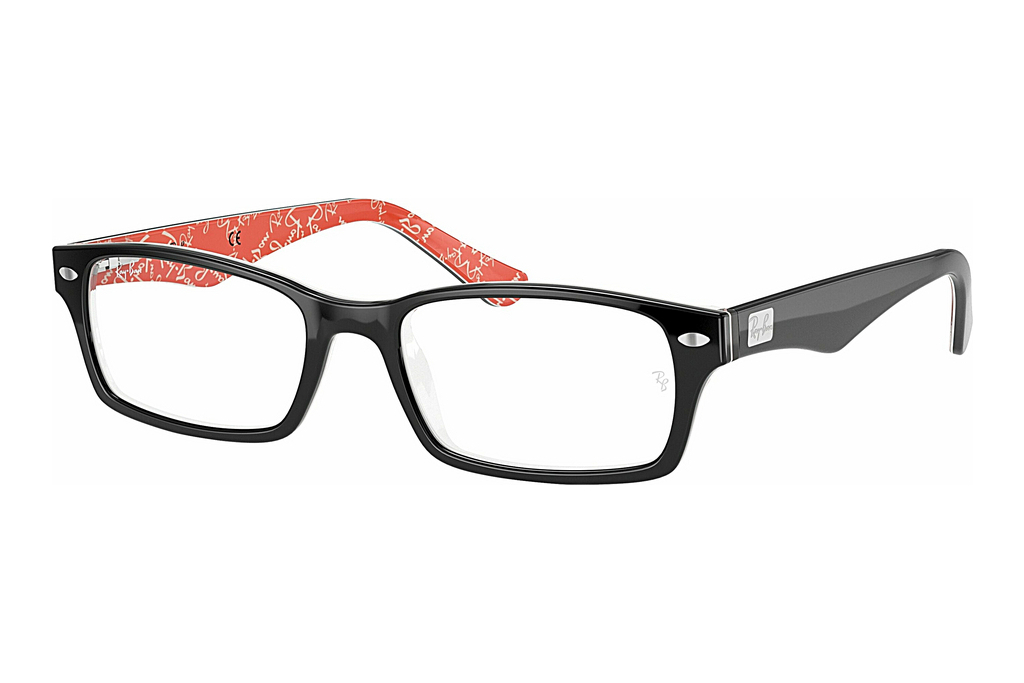 Ray-Ban   RX5206 2479 Black On Red