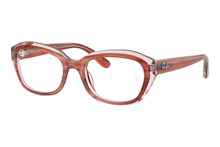 Ray-Ban Junior RY1636 3988 Striped Pink On Transparent Pink