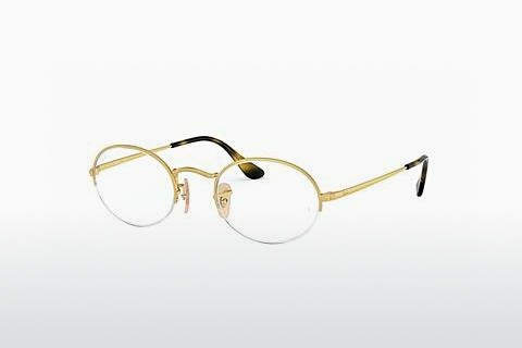 Óculos de design Ray-Ban Oval Gaze (RX6547 3033)