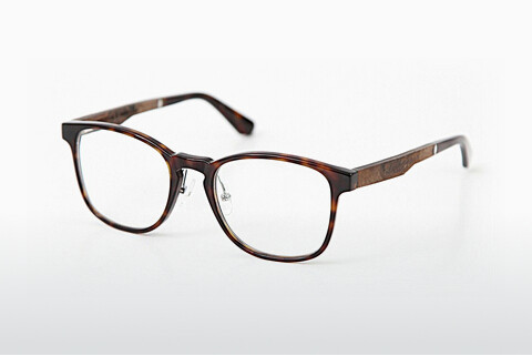Óculos de design Wood Fellas Friedenfels (10975 curled/havana)