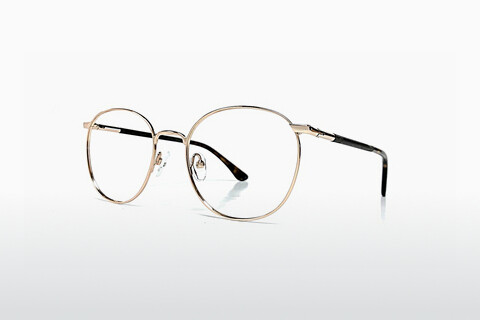 Óculos de design Wood Fellas Braunfels (11010 curled/gold shiny)