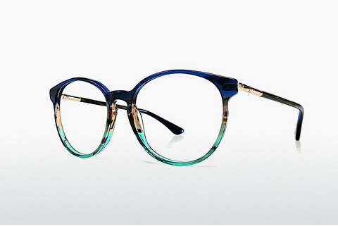 Óculos de design Wood Fellas Halo (11020 walnut/blue)