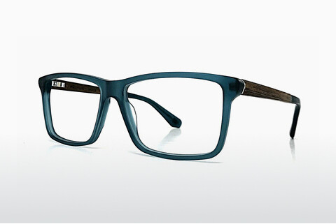 Óculos de design Wood Fellas Jasper (11022 walnut/indigo)