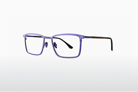 Óculos de design Wood Fellas Flip (11050 walnut lavendar)