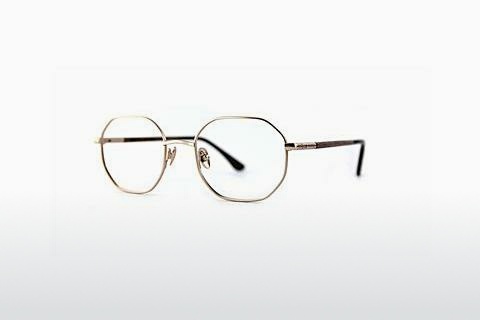 Óculos de design Wood Fellas flex (11051 curled/gold)