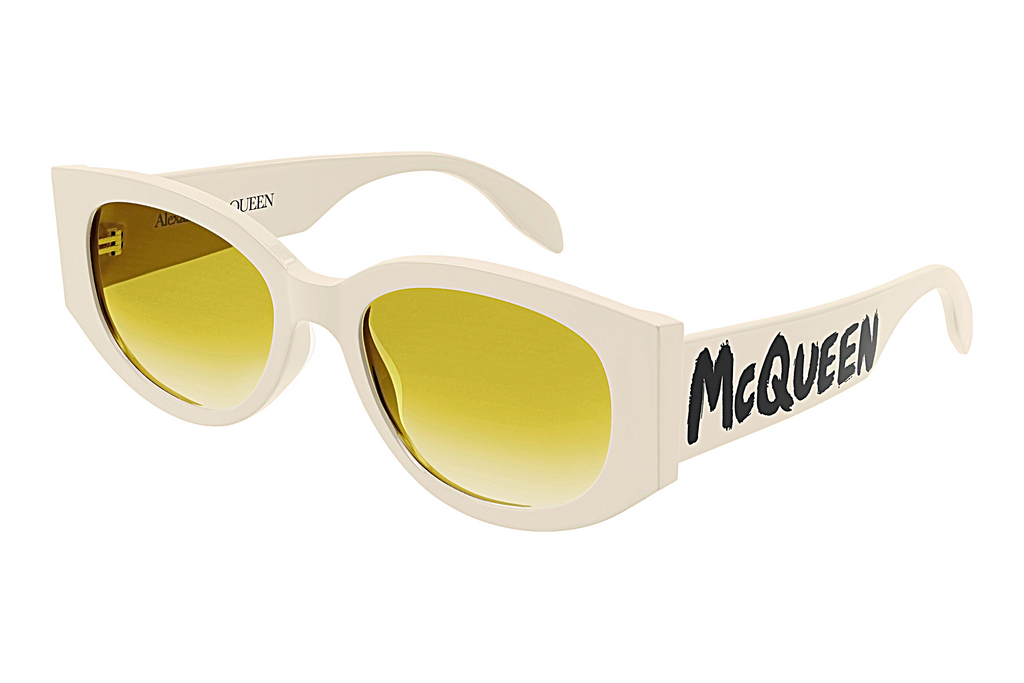 Alexander McQueen   AM0330S 003 YELLOWWHITE