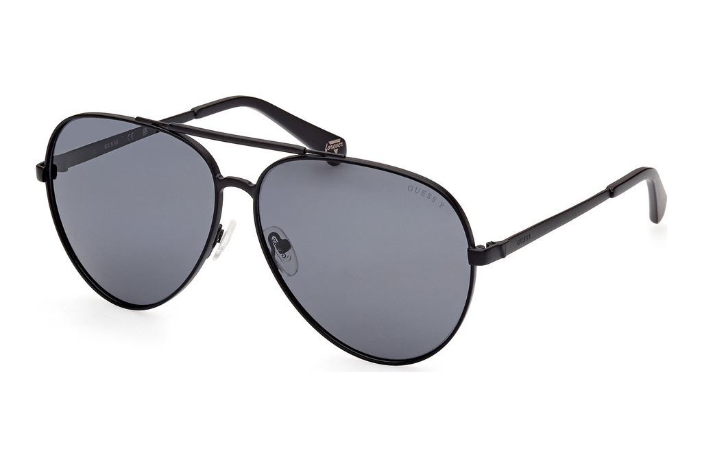 Guess   GU5209 02D smoke polarized02D - schwarz matt / grau polarisierend