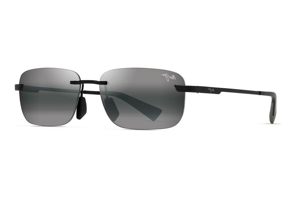 Maui Jim   Lanakila 624-02 Neutral GreyMatte Black w/Grey