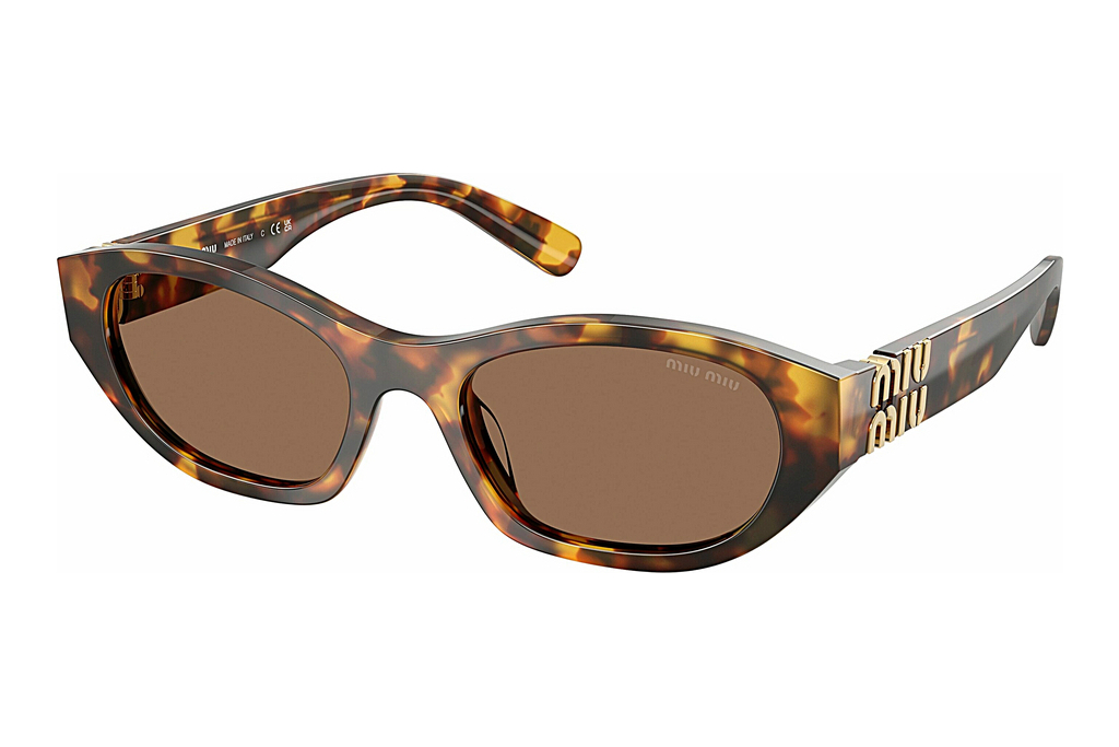 Miu Miu   MU A03S 14L60M Dark BrownHoney Havana