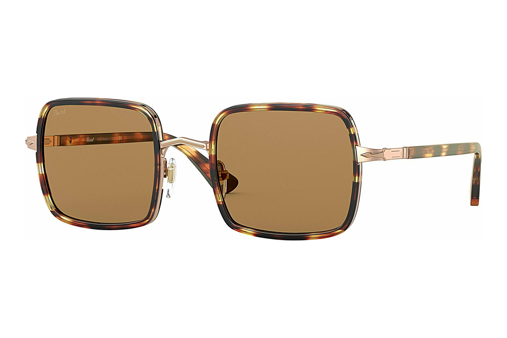 Persol   PO2475S 108053 BrownBrown Striped Yellow