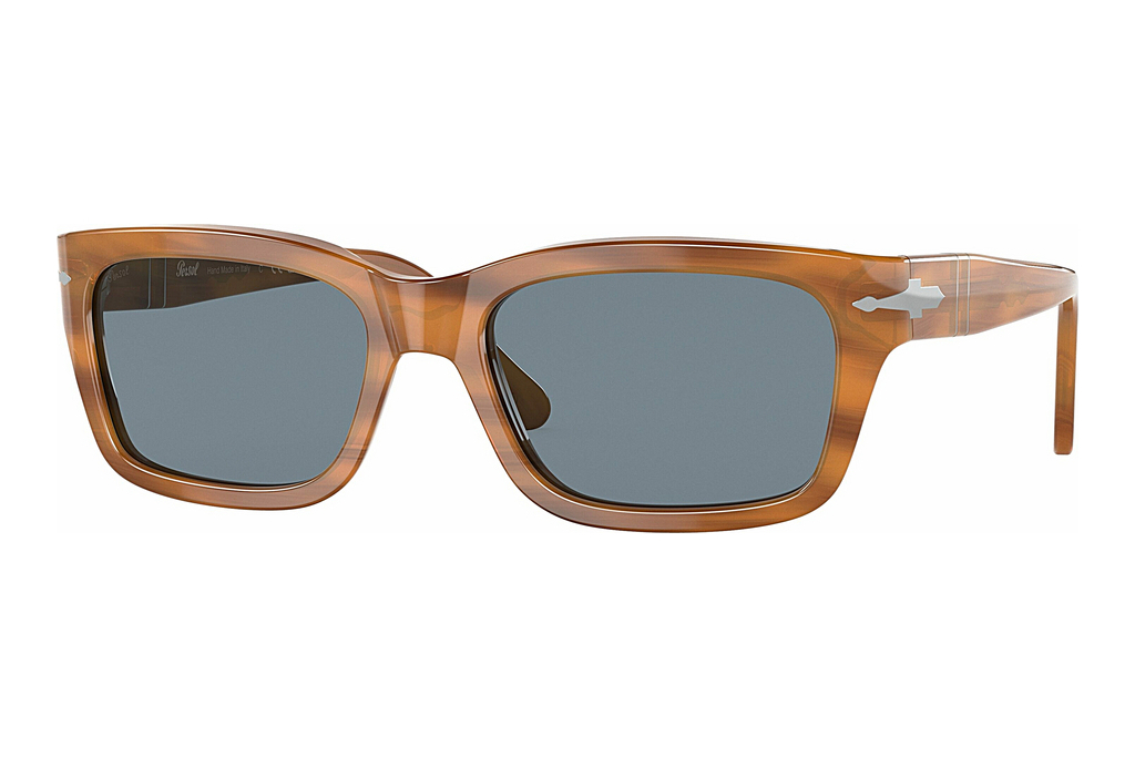 Persol   PO3301S 960/56 Light BlueStriped Brown