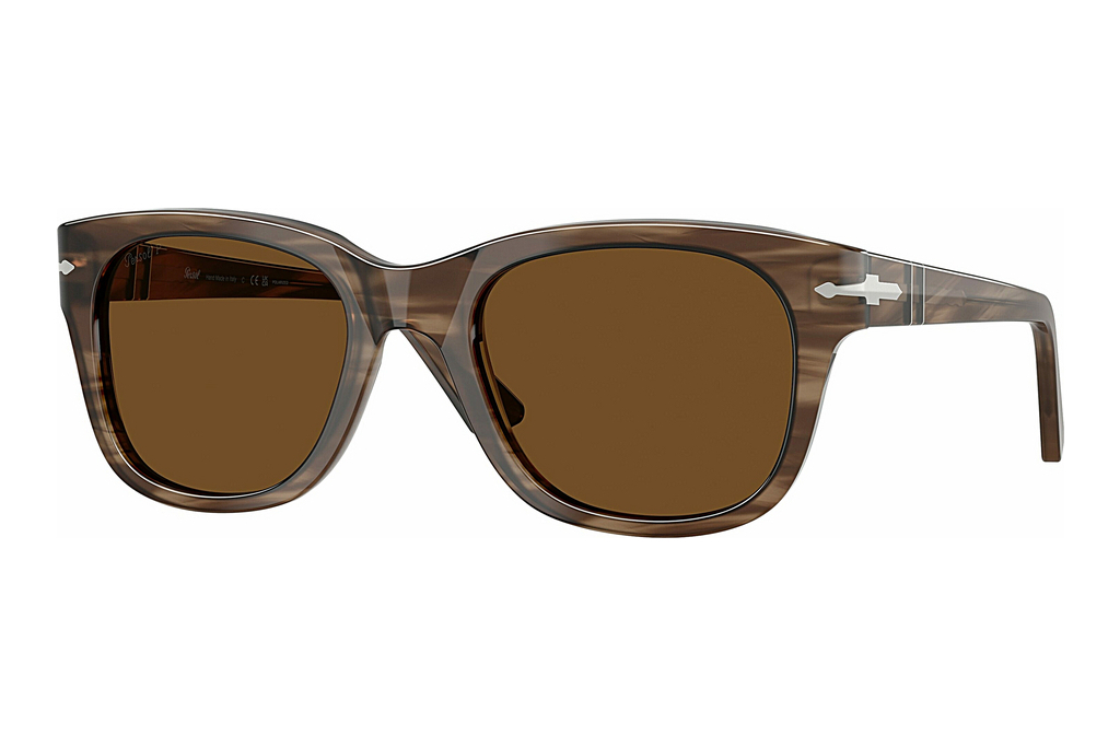 Persol   PO3372S 120857 Polar BrownStriped Brown