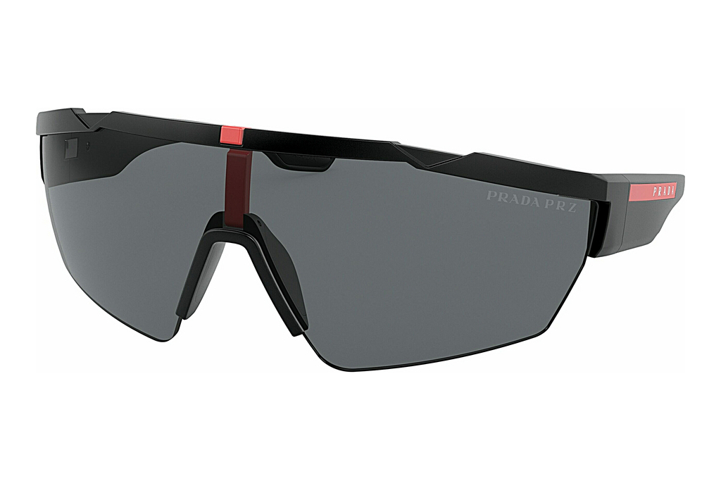 Prada Linea Rossa   PS 03XS DG05Z1 Polarized GreyBlack Rubber