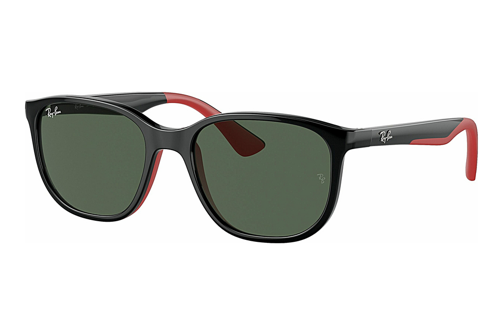 Ray-Ban Kids   RJ9078S 713171 Dark GreenBlack On Red