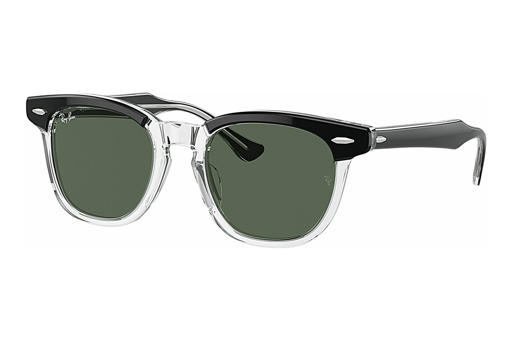 Ray-Ban Kids   RJ9098S 715871 Dark GreenBlack On Transparent