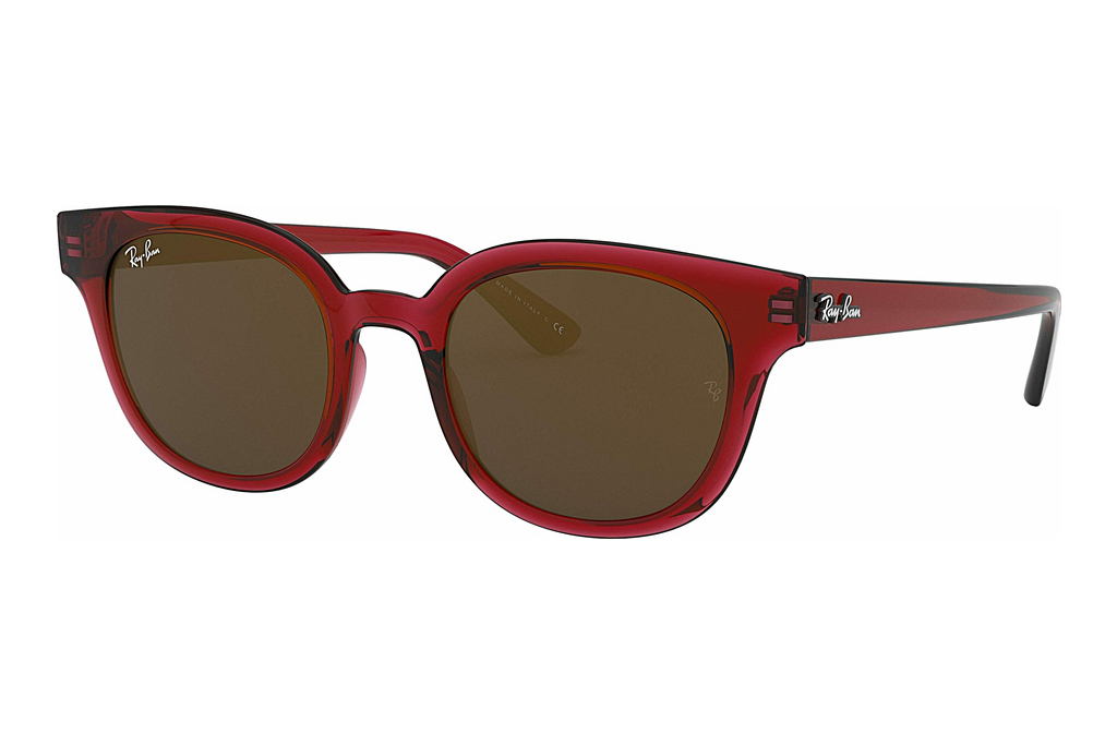 Ray-Ban   RB4324 645193 LIGHT BROWN MIRROR GOLDTRANSPARENT RED