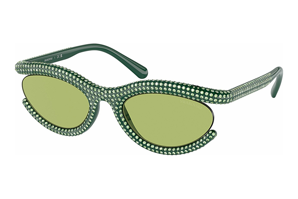 Swarovski   SK6006 103430 Light Green Flash SilverGreen