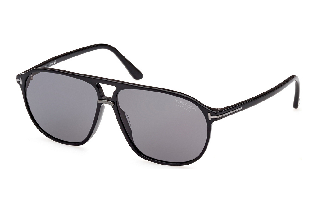 Tom Ford   FT1026-N 01D grau polarisierendGlänzend Schwarz