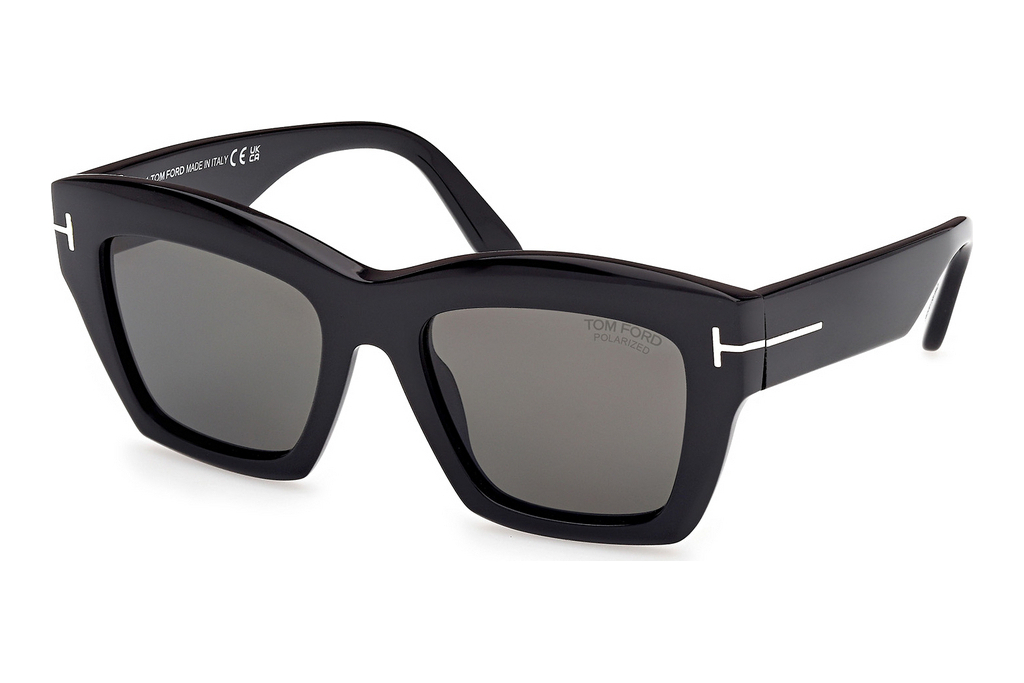 Tom Ford   FT1191 01D grau polarisierendGlänzend Schwarz