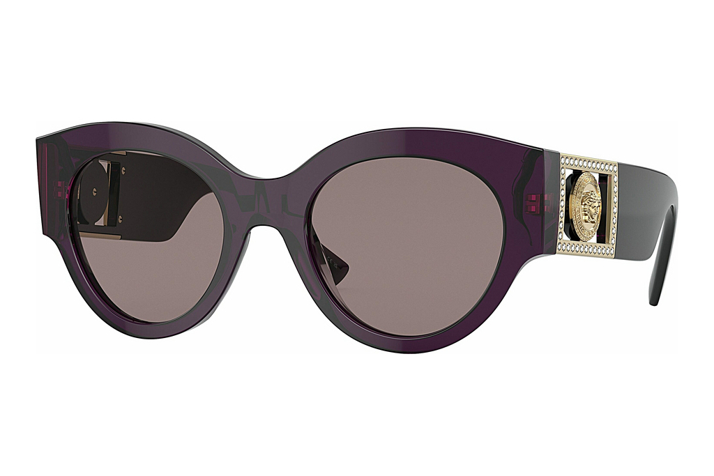 Versace   VE4438B 53847N Purple BrownTransparent Plum