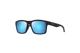 Maui Jim The Flats B897-02B Blue HawaiiMatte Black/Blue