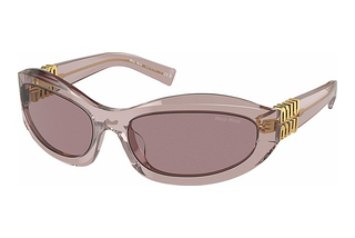 Miu Miu MU 14ZS 12W20I Light Purple BrownMauve Trasparent