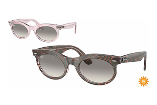 Ray-Ban RB2242 138432 Clear & BrownPink Havana
