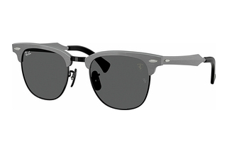 Ray-Ban RB3807M F108K8 Polarized Dark GreyBrushed Grey On Black