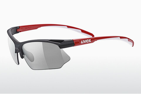 Óculos de marca UVEX SPORTS sportstyle 802 V black red white