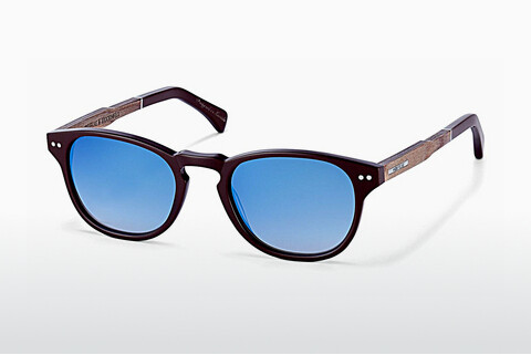 Óculos de marca Wood Fellas Stockenfels (10775 zebrano)