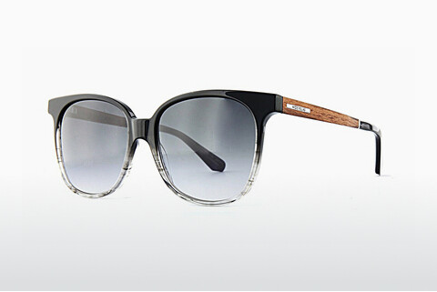 Óculos de marca Wood Fellas Aspect (11713 macassar/blk-gy)