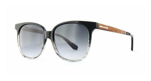 Óculos de marca Wood Fellas Aspect (11713 macassar/blk-gy)